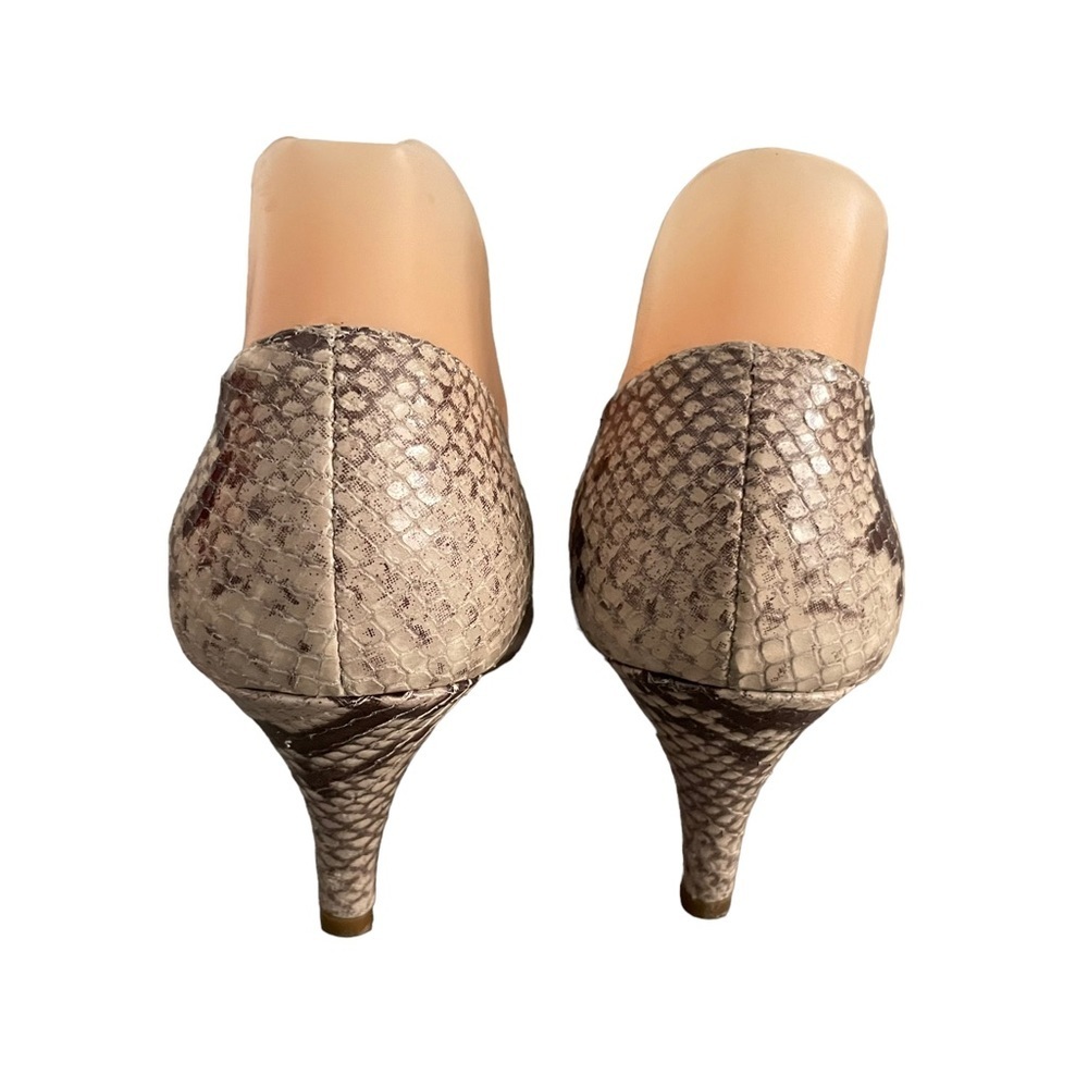 Loeffler Randall Embossed Snakeskin Python Patter… - image 5